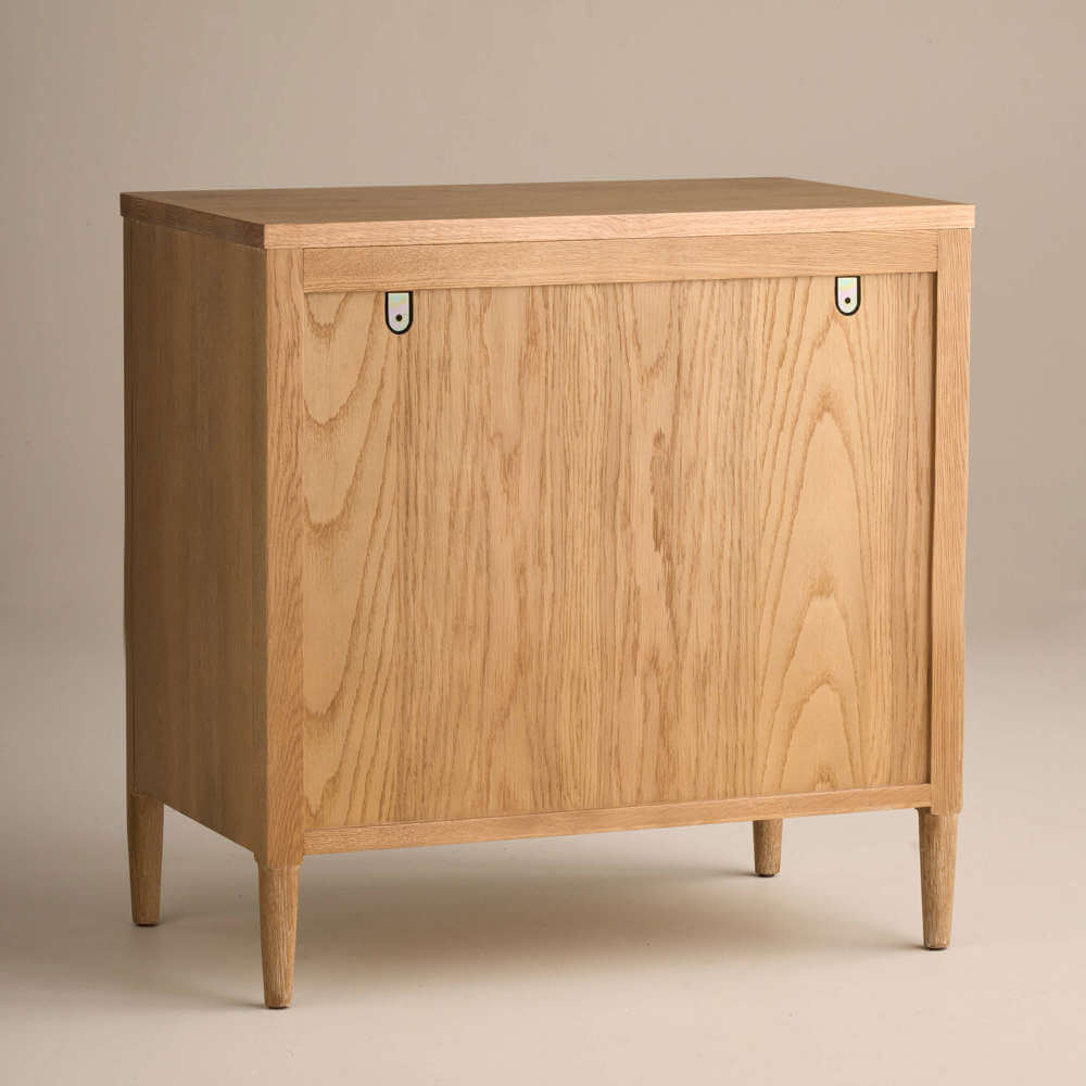 Adina 3 Drawer Chest, Weathered Oak
